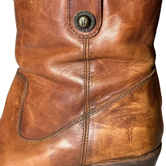 Frye Jackie Button Leather Ankle Boots Size 7.5 - Picture 16 of 16